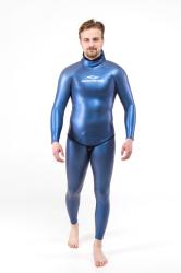 Гидрокостюм Фридайвинг Jaco мужской 5мм голый/открытая пора синий